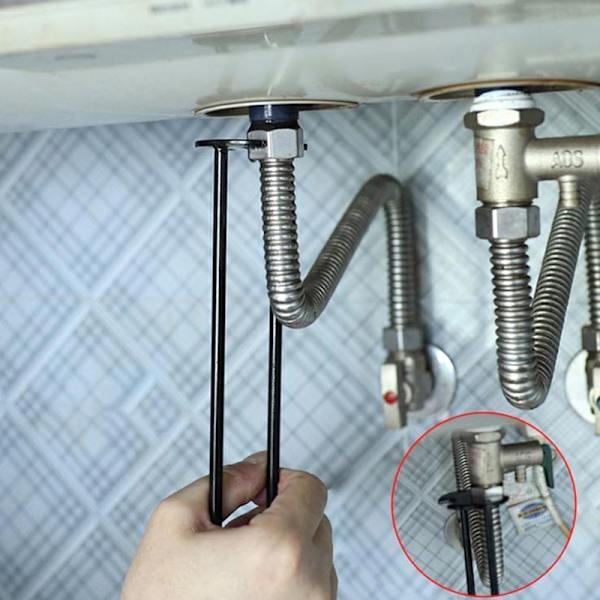 Köksreparation VVS-verktyg Flume Diskbänk Handfat Kran Key Plumbi A1