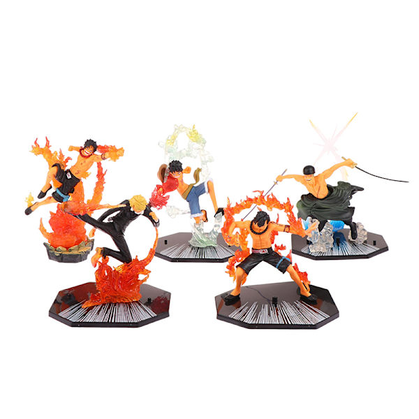 18 cm One Piece Figure Fire Fist Portgas·D· Ace Monkey·D·Luffy M 2