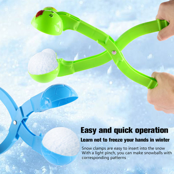 Snowball Maker Clip barn utomhus vinter snö sand form verktyg A15