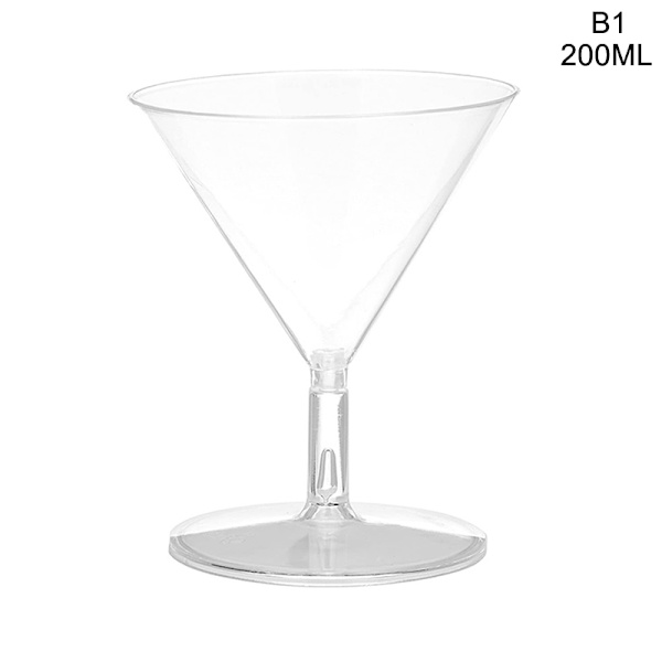 1/6 st Plast champagnekopp med flaska kall dryck juice koppar B1