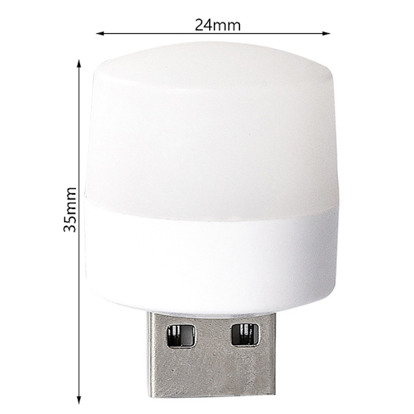 Super Bright USB Mini Book Light Reading Lamp Mini Bärbar USB White light