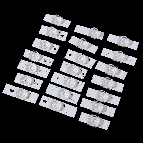 20 X 3V SMD konkav lins Lamppärlor med optisk linsfliter fo