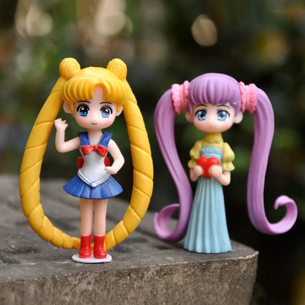 Anime SAILOR MOON Vacker flicka Vatten Ice Moon Figur Doll Dec 2#