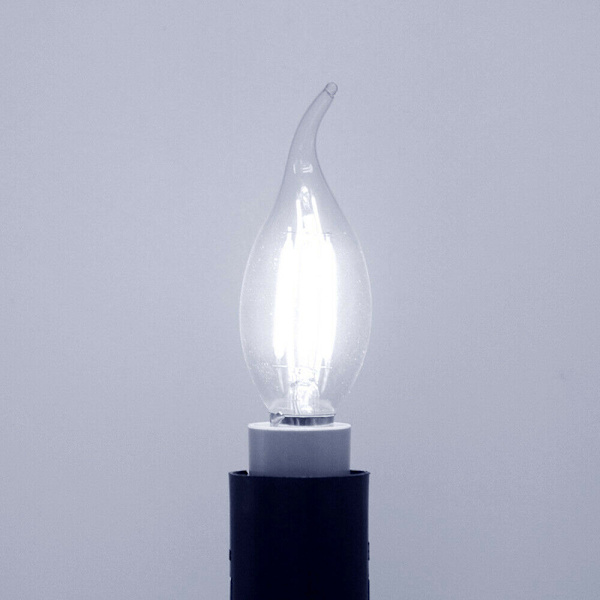 Dimbar E14-lampa LED 2W 4W 6W Edison Retro Filament Candle Lig Light yellow 4W