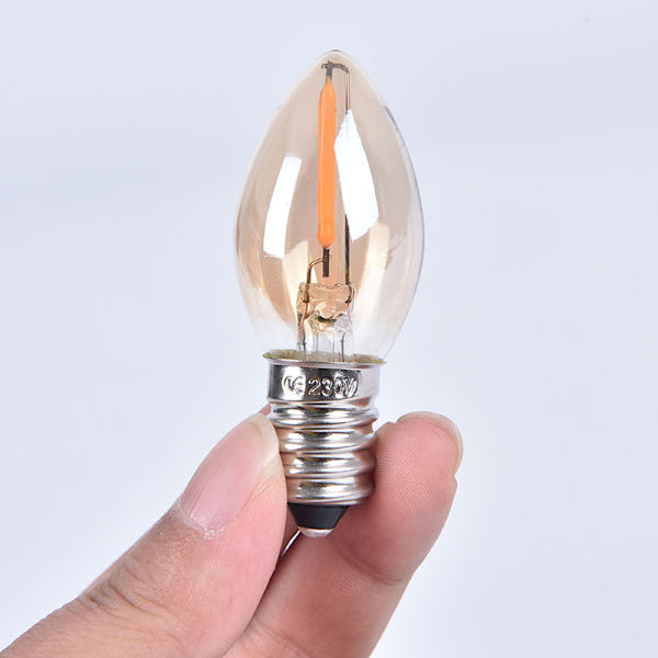 E14/E12 C7 Led Lampa 0,5W LED Lampa LED Filament Ljuskrona E14