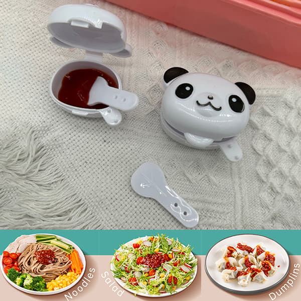 2st Mini kryddflaska Salladsdressing Ketchupburk Dispens