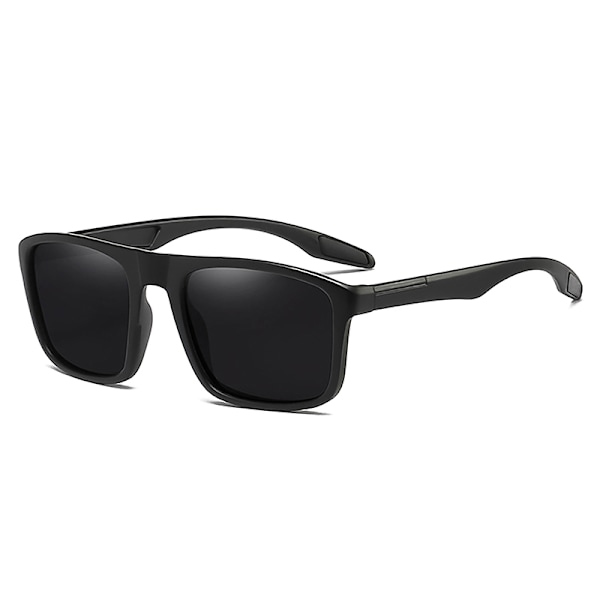Utomhus polariserade solglasögon unisex svart båge Herr Dam UV400 A3