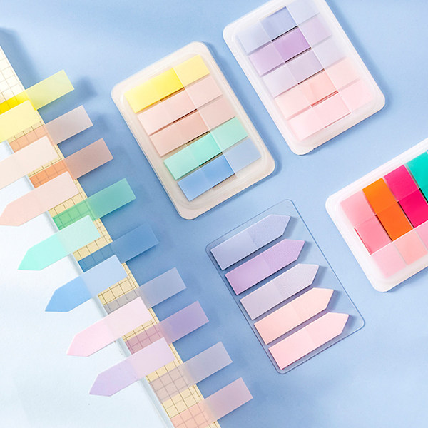 Morandi Color Sticky Notes Waterproof Planner Stickers Message A2