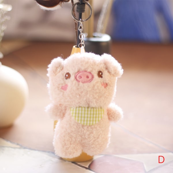 e Little Chicken Pendant Docka Plyschleksak Rosa Pig Doll Bag Penda D