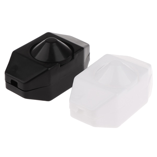 Led Dimmer Switch Justerbar kontrollknapp Lampa Dimmer Cord S White