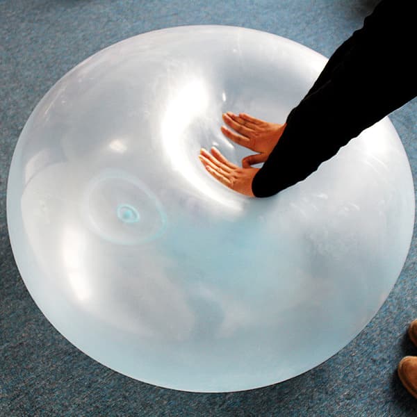 Bubble Ball Giant Elastisk Vattenfylld Ball TPR Interactive Swi Blue