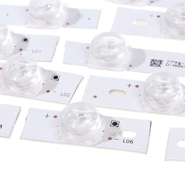 20 X 3V SMD konkav lins Lamppärlor med optisk linsfliter fo