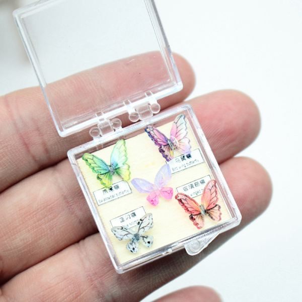1/12 Dollhouse Simulated Butterfly Eximen Box Dollhouse Minia A1