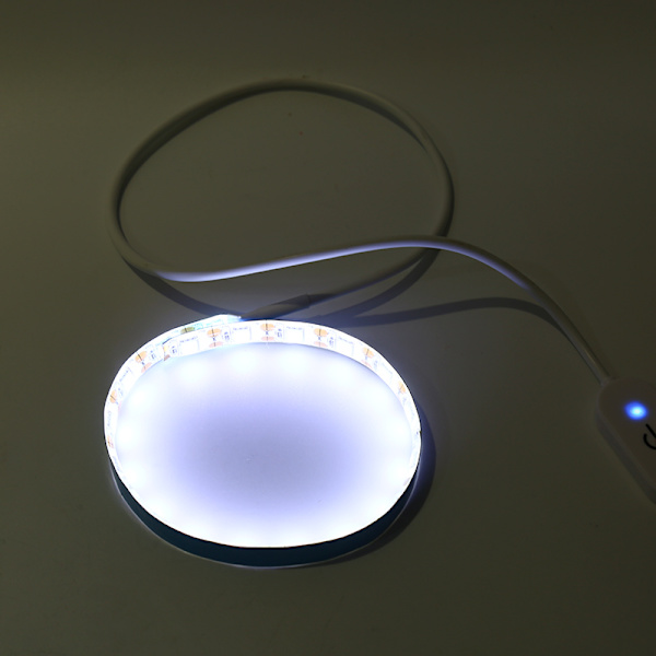 Syhine LED Light Strip Light Kit Flexibel USB sömnadslampa white