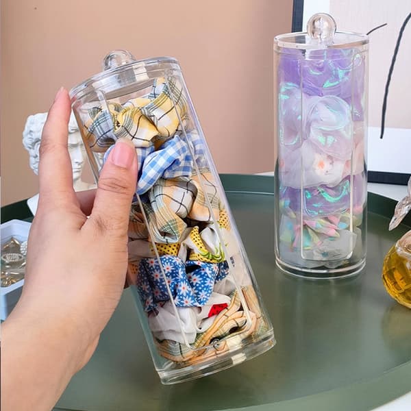 Transparent Akryl Hår Tie Display Organizer Pannband Hår Ti