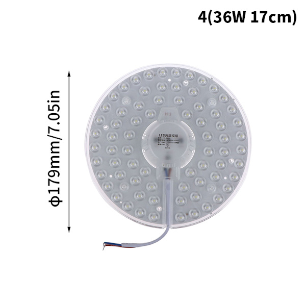 12W 18W 24W 36W LED Ring PANEL Cirkelljus Takbräda cirk 4(36W 17cm)