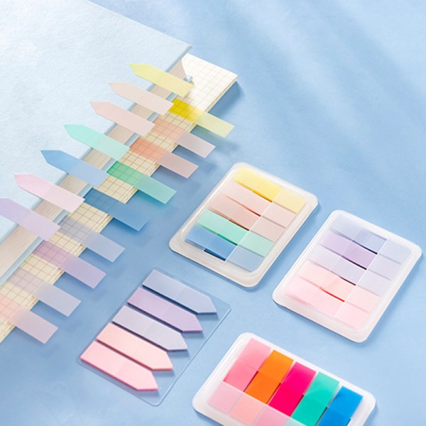 Morandi Color Sticky Notes Waterproof Planner Stickers Message A2