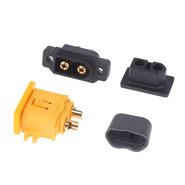 Monterbar kontakt XT60E XT90E EC5E EC8E med cover Hög ström XT M