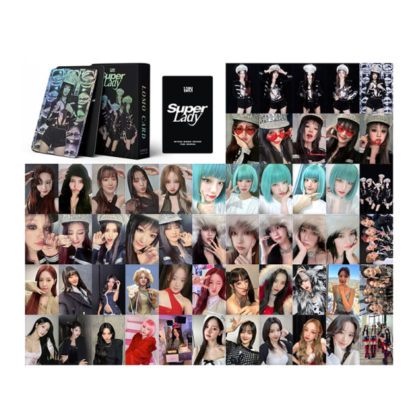55st Kpop Star Group G I-DLE Album Kort Album Printed Foto Ca A20