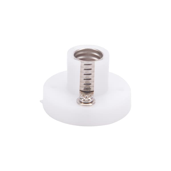 E10 Skruvhållare DIY Flat Lamp Bases Physics Electric Beads Tes Black