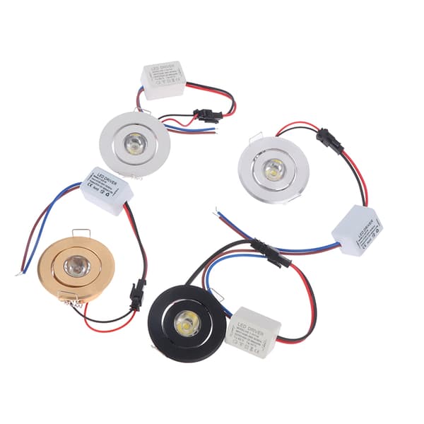 Mini Led Down Light 3W 1W Dimbar Spot Light Infälld Light C 9(gold 1W light 3)