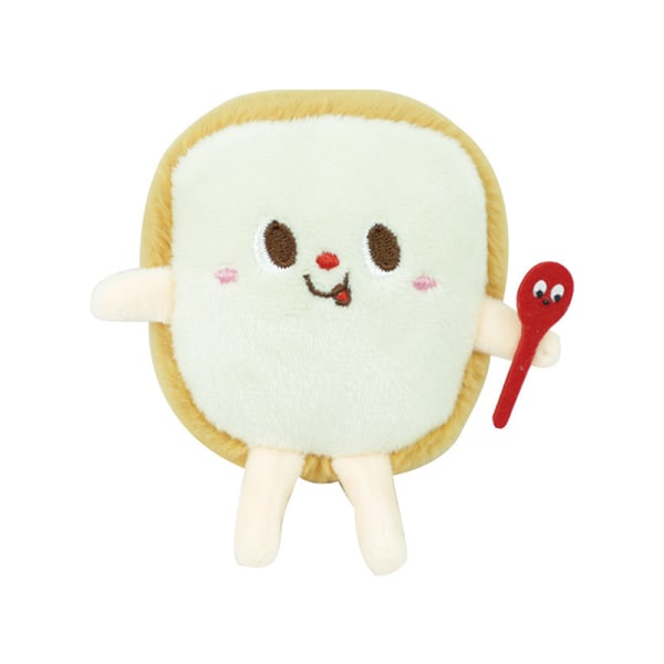 Kawaii Bröd Hamburger Hot Dog pommes frites plysch docka hängsmycke French Fries 8cm