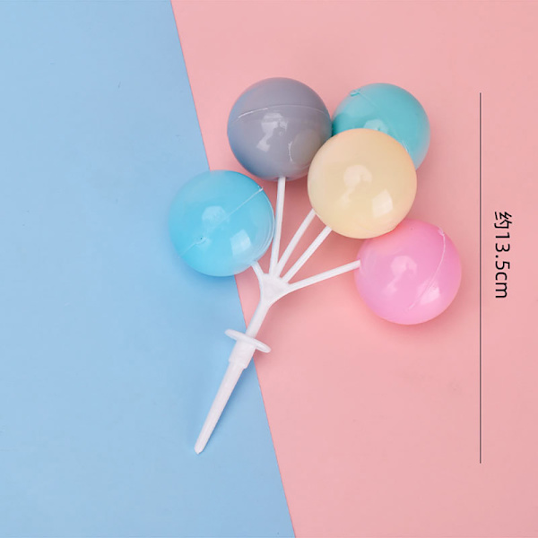 Rainbow Balloon Cake Topper Star Cloud Cupcake Soffdekor Födelse 1