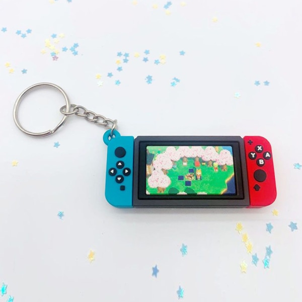 2020 nya Nintendo Switch bilnyckelring Mode mjukt gummi PVC K