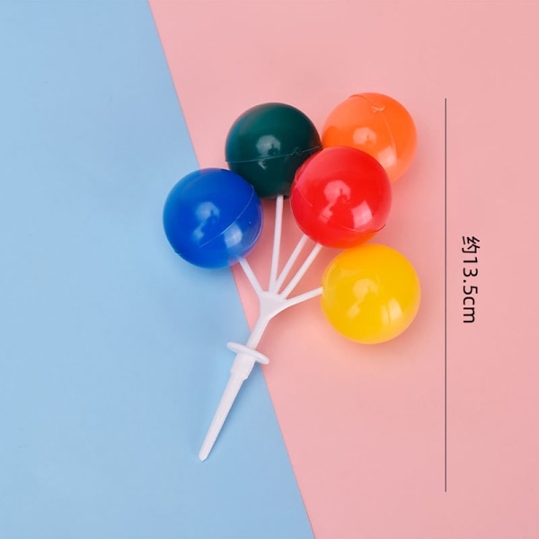 Rainbow Balloon Cake Topper Star Cloud Cupcake Soffdekor Födelse 1