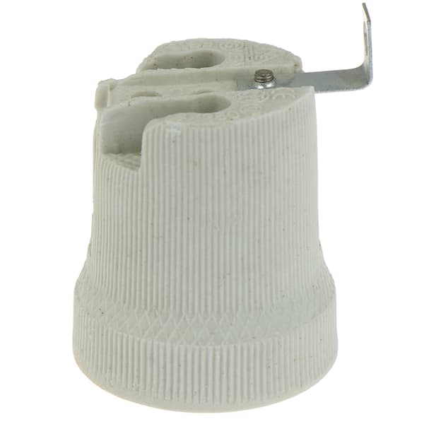 E27 Keramisk skruvbas Högtemperaturmotståndssockel Light Bul B