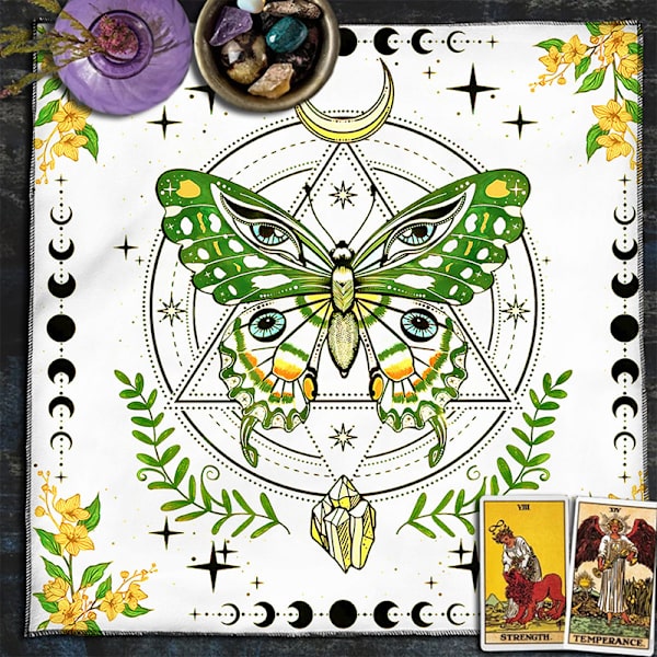 Tarotduk Celtic Triple Moon Cover holländsk fleece T TLB-211
