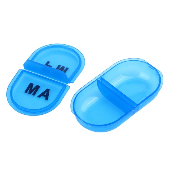 1st 2 Grids Daily Waterproof Pill Organizer Bärbar Pill Box P 1