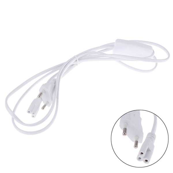 1,8m Belysningstillbehör 220V EU Plug Switch Kabel För T5 LED Tu A2