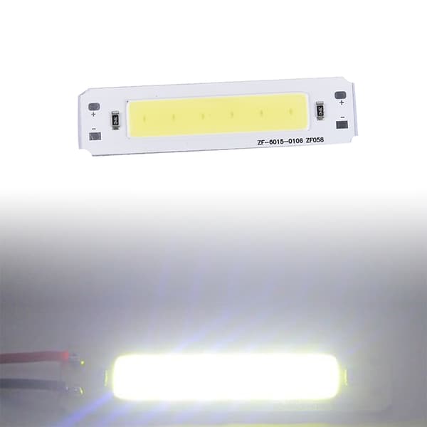 5V COB Chip Bar Ljuskälla 2W Strip Light för DIY USB -bord L white