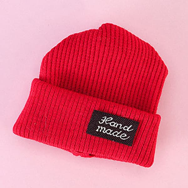 1st Dockhatt för 1/6 30cm dockhatt Skate Cap Doll House Decorat Red