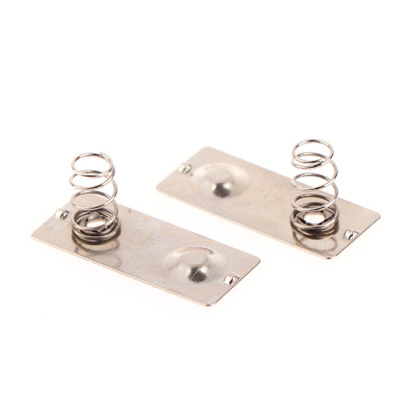 10 st 27x11,6 mm AA batteri positiv negativ omvandlingsfjäder