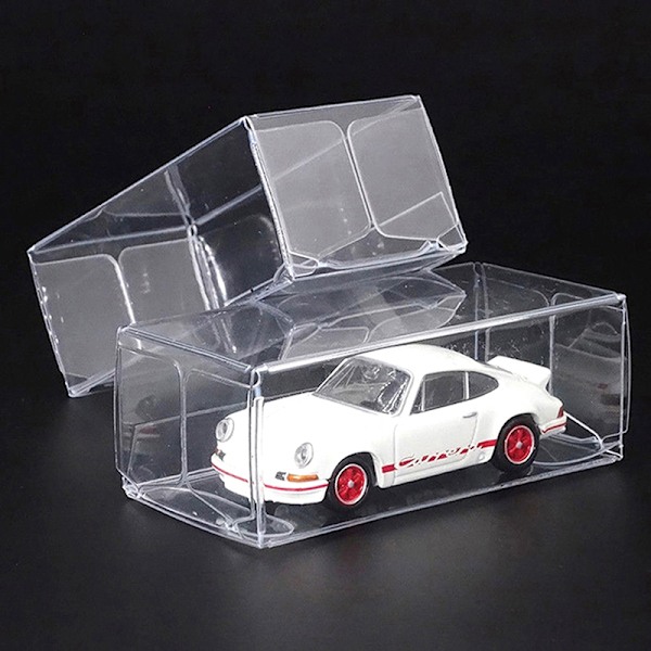 1Set 1:64 Bilmodell Display Box Transparent case PVC 5Pcs-4.1*4.3*8.2cm