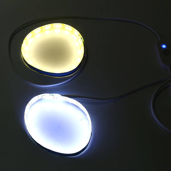 Syhine LED Light Strip Light Kit Flexibel USB sömnadslampa white