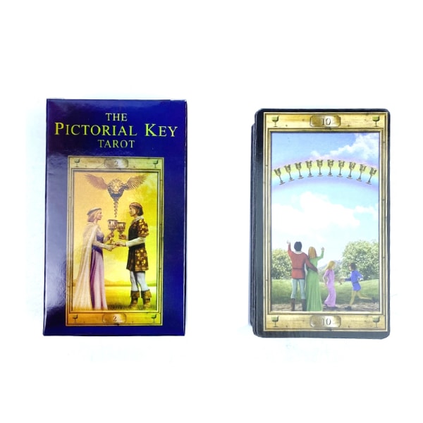 Den bildliga nyckeln Tarotkort Prophecy Divination Deck Family Pa