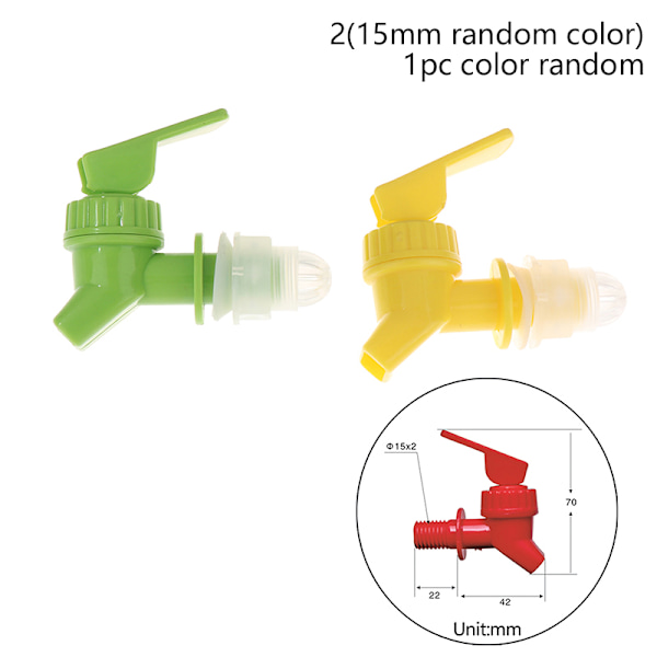 Vinventil Vattendispenser Switch Kranglas Vinflaska Burk Win 2(15mm random color)