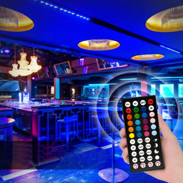 DC12V 44 Keys Music IR Controller Fjärrkontroll För RGB LED Strip musik