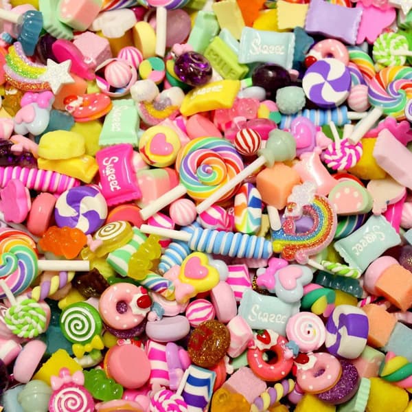 10st e Mini Candy Donut Bread Dollhouse Miniature Cake Home C P7