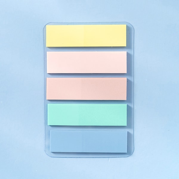 Morandi Color Sticky Notes Waterproof Planner Stickers Message A2