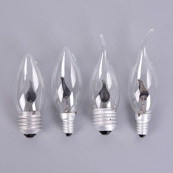 E27 E14 LED-brinnande ljus eldeffekt dekorativ låga F E2 A