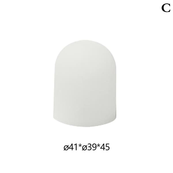 Silikon elastisk ficklampa Diffuser Lampskärm Lampskärm Flash Φ28*Φ25*45