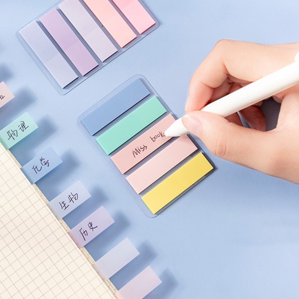Morandi Color Sticky Notes Waterproof Planner Stickers Message A2