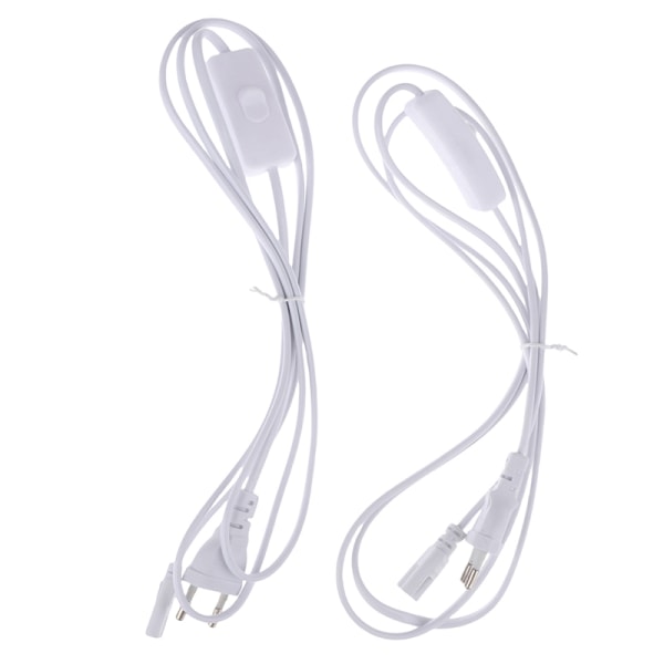 1,8m Belysningstillbehör 220V EU Plug Switch Kabel För T5 LED Tu A1
