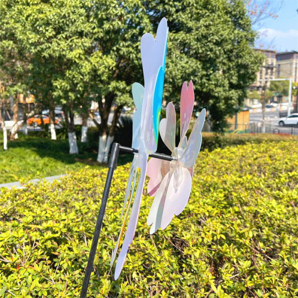 1st Solros/fjärils väderkvarn Pinwheel Färgglada paljetter Vind A3