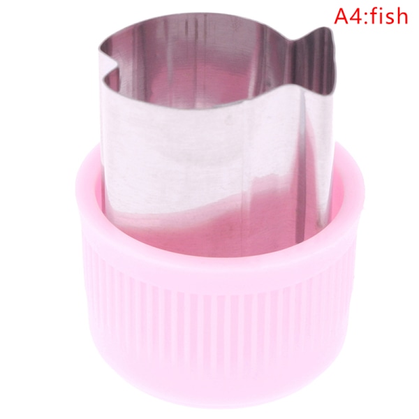 Grönsaker ter Plasthandtag Rosa Rostfritt Fruktting Die Kit A4