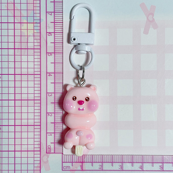 e Cartoon Anime Nyckelring Student Ryggsäck Case Pendan A5